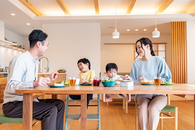 「家族の健康と安全を守る、確かな品質」イメージ画像