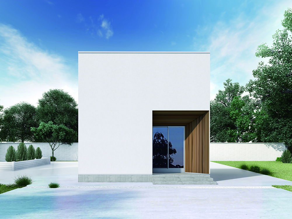 「一切の無駄を削ぎ落とした、端正な正方形フォルム」イメージ画像