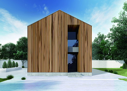 木の表情の変化を愉しむ家