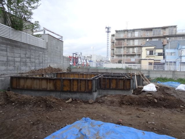 基礎工事型枠取付完了