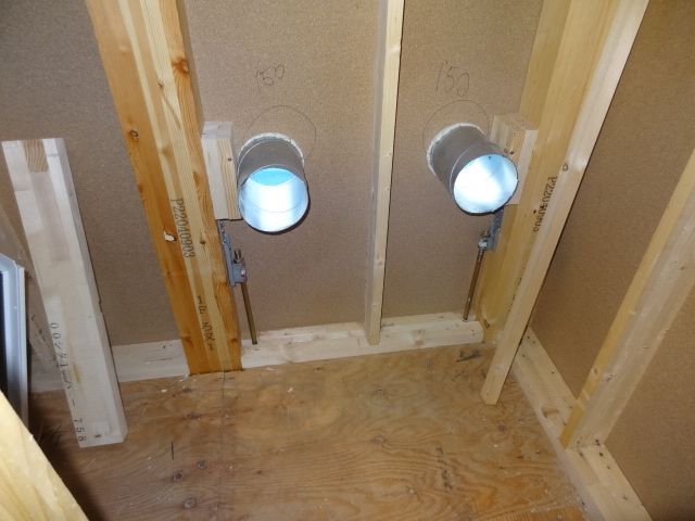 Z空調の給気口と排気口