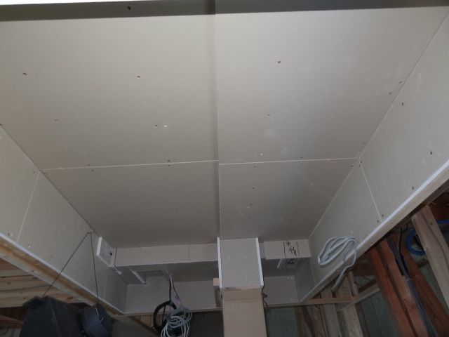 モデルハウス　空調機取付場所