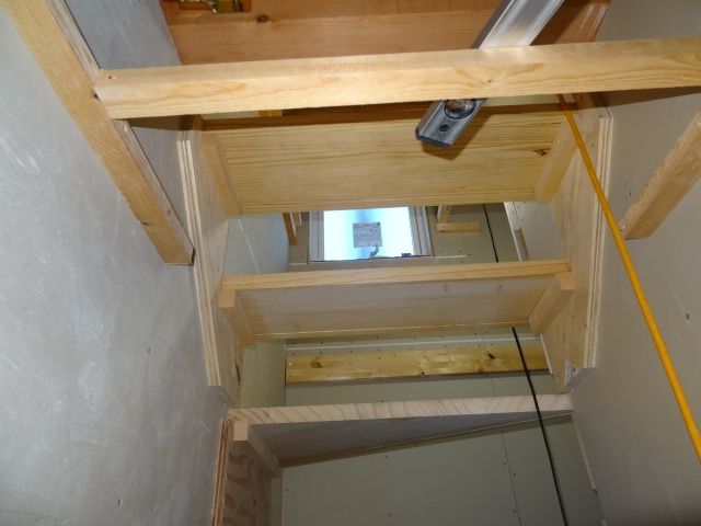 階段取付工事中②