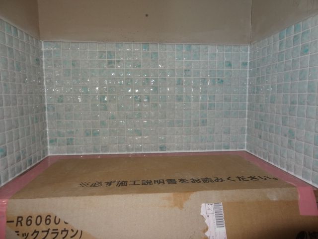 手洗器のタイル