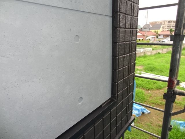 サイディング貼り工事完成